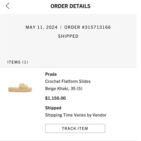 Prada Crochet Flatform Slides Sz 35 Beige Nude Brand New in Box with Receipt - Picture 16 of 16